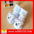 New Best quality fashion style Hot sale Lovely Blue dog design custom fuzzy socks for alibaba co uk